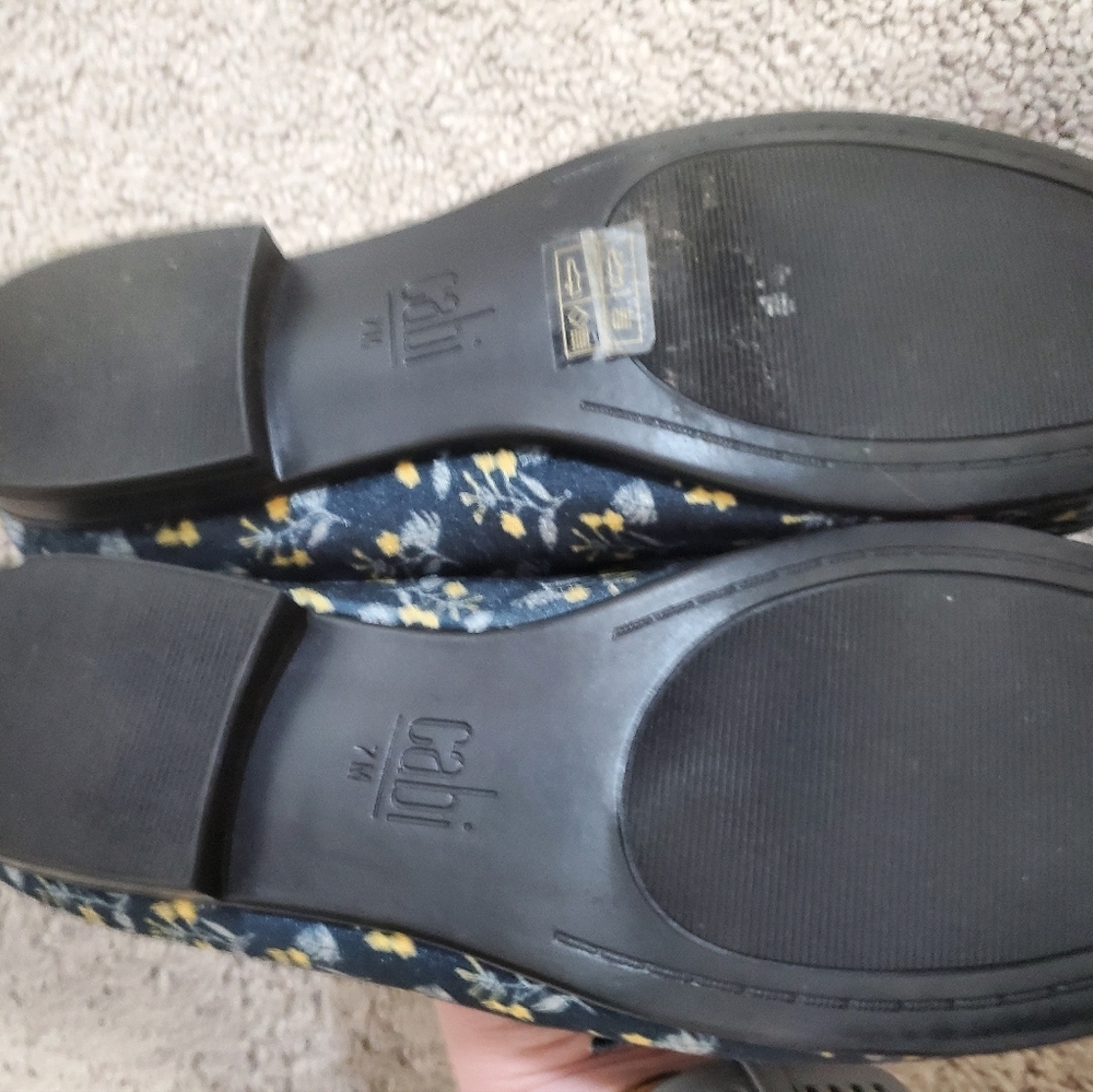 Cabi Velvet Feel Flodal Loafers With Gold Tone Hardware Size 7 - Picture 3 of 6